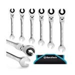 Duratech 6-PIECE Ratcheting Wrench Set With Open Flex-head, Metric ... Fast Ship. Fixed Price $132.96.