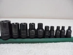 Gearwrench Mixed Drive Size External Torx Standard Socket Set 10 Pieces. Fixed Price $35.00.