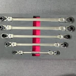 Ezred WRM1315 Flexible Head Ratcheting Box Wrench Set 8-19MM 6PC Chrome Finish. Fixed Price $167.99.