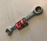 Husky 9/16 In. 12-POINT Sae Ratcheting Combination Wrench HRW916. Fixed Price $6.99.