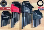 Craftsman Sae & Metric Stubby And Regular Length Loose Allen Hex Key Wrench Set. Fixed Price $18.86.