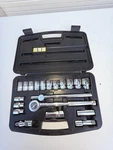 Vintage Stanley 1/2 Heavy Duty Ratchet Wrench 85-892 & Socket Set W/ Case. Fixed Price $79.99.