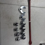 Husky Tools Crowfoot Socket Wrench 10PC Set 3/8" Drive 1-1/4. Fixed Price $65.00.