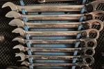 Blue-point Sae Reversible Ratcheting Box Wrench Set 7PC. Fixed Price $87.00.