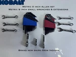 Kobalt Allen Wrench Set Sae Metric Hex Key Extensions 49-PC New. Fixed Price $23.30.