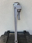 Westward 4YR91B, 24" Straight Aluminum Pipe Wrench, 3" Capacity. Fixed Price $105.00.
