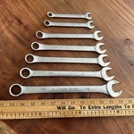 Blackhawk Usa Sae Combination Wrench Set 12 Point 7/8" To 3/8". Fixed Price $77.24.