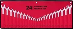 Durable 24-PIECE Wrench Set With Roll-up Pouch Ideal For Garage & Repairs. Fixed Price $47.99.
