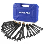 Workpro 22-PIECE Ratcheting Wrench Set 72 Teeth Anti-slip With Organizer Box Usa. Fixed Price $87.99.