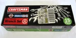 Vintage Craftsman 15PC Metric Combination Wrench Set 9MM To 25MM Made Usa. Fixed Price $254.96.