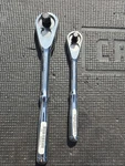 Sears Craftsman Usa Nos 2PC Full Polish Ratchet Set 1/2 44814 3/8 44813 Prof. Fixed Price $199.00.