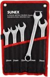 Sunex Tools 9605MA Piece Raised Panel Metric Combination Wrench Set Crv. Fixed Price $51.51.