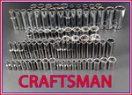 Craftsman 84PC 1/4 3/8 1/2 Sae Standard Metric Mm Ratchet Wrench Socket Set. Fixed Price $103.39.