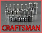 Craftsman 14PC 3/8 1/2 Sae Metric Hex Allen Key Bit Ratchet Wrench Socket Set. Fixed Price $36.01.