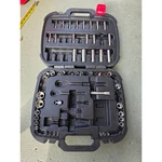 Husky Mechanics Tool Set Case Sockets Extension Incomplete Sae Metric Chrome Z2. Fixed Price $39.99.