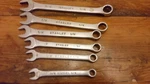 Vintage Stanley 6PC Sae Wrench Set Made Usa. Fixed Price $26.95.
