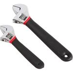 Hyper Tough 2-PIECE Adjustable Wrench Set With Comfort Handles. Fixed Price $14.34.