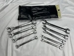 Craftsman 9PC Sae/metric Flare Nut Line Wrench Set Va Made Usa 3/8-7/8 + 9-21. Fixed Price $143.70.