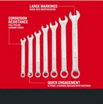 Craftsman CMMT21085 7PC 12PT Combination Wrench Set With Pouch (metric) - New. Fixed Price $13.00.
