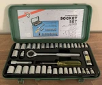 Vtg Buffalo Piece 1/4 3/8 #230240 Drive Sae & Metric Combination Socket Set. Fixed Price $29.99.