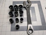 Crescent X6 Pass Thru Adjustable Wrench Set. CPTAW8 11 Pieces Metric/sae. Fixed Price $30.00.