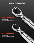 Vevor Digital Torque Wrench Set 1/2" 3/8" Electronic High Accuracy Tool. Fixed Price $158.99.