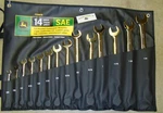 John Deere Sae Full-polished Combination Wrench (14 Piece Set) TY19976. Fixed Price $303.49.