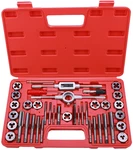 Tap And Die Combination Set Tungsten Steel Threading Metric Sae Tool Kit 40 Pcs. Fixed Price $40.48.