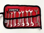New Proto 9PC. Sae Open Ended Short Wrench 7/32" -1/2" + Soft Case, J3300A. Fixed Price $92.95.