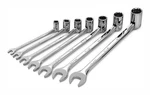 Sk Professional Tools 86132 7-PIECE 12-POINT Fractional Flex Combi Wrench Set. Fixed Price $348.93.