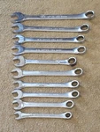 Action Tools Sae Combination Wrench Set 3/4 11/16 5/8 9/16 1/2 3/8" Usa. Fixed Price $28.50.