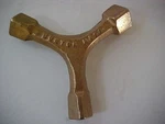 Antique Boston Mass Bronze 3 Way Socket Bed Wrench With Diamond Foundry Mark. Fixed Price $29.99.