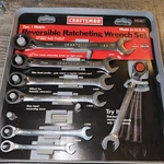 Sears Craftsman Usa Nos Metric Reversible Ratcheting Wrench Set 7PC 42407 Sexy. Fixed Price $229.00.