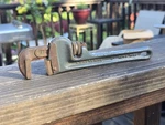 Vintage Heavy Duty Craftsman Pipe Wrench 5567 Usa 1/8" To 1" Circle. Fixed Price $12.99.
