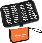Speedwox Mini Double Open End Wrench Set, 10-PIECE Metric & Sae, Super-thin Angl. Fixed Price $30.05.