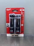 Milwaukee Shockwave 49-66-4485 3 Piece Thin Wall Impact Socket Set New Sealed. Fixed Price $18.95.