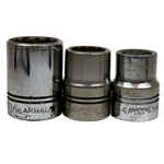 Set Of Armstrong 3/4" Drive 12 Point Chrome, Usa Vintage, 1-1/16. Fixed Price $29.70.