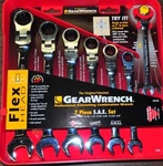 Danaher Kd 9700 Piece Sae Flex Head Combination Gear Wrench Set 3/8"-3/4". Fixed Price $139.99.