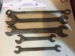 Wrenches Lot Of 5 Open & Combo 1/4" - 1/2" Cromwell Vlchek Quality. Fixed Price $30.00.