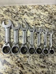 Icon WRSTS-7 Professional Stubby Ratcheting Wrench Set Sae Piece C3. Fixed Price $59.00.