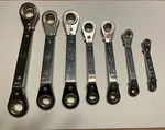 Mac ROWM9212 Ratcheting Box Wrench Set Double Ended Steel Metric 7PC 10-21MM. Fixed Price $70.00.