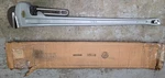 Ridgid 848 -- 48" Pipe Wrench 31115 Gray. Fixed Price $449.99.