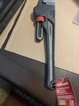 Husky 14 In. Heavy Duty Cast Iron Pipe Wrench With 1-1/2 Jaw Capacity. Fixed Price $18.00.