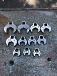 Cornwell Tools Usa CFW12PFS 11PC 3/8 Drive Sae Open End Crowfoot Wrench Set. Fixed Price $83.00.