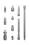 Jobsmart Chrome Plated Socket Accessory Kit, 10 Pc Extention, Adapter. Fixed Price $25.00.