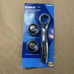 Kobalt 4-IN-1 3/8 & 1/4 Inch Drive Palm Ratchet Wrench Handle Set # 5062986. Fixed Price $27.00.