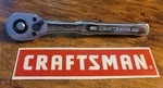 Craftsman Logo 1/4IN. Dr Quick Release Ratchet Handle CMMT86721. Fixed Price $16.70.