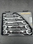 Craftsman Professional #9 42012 5 Pc Sae Polished Usa Nos Flare Nut Wrench Set. Fixed Price $119.00.