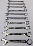 Kobalt 23441 - 23449 Piece Midget Combination Wrench Set 3/16" 7/16" Usa. Fixed Price $10.00.