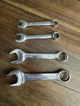 Husky Stubby Combination Wrench Set Sae 3/8 7/16 5/8 11/16 Chrome Vanadium. Fixed Price $24.99.